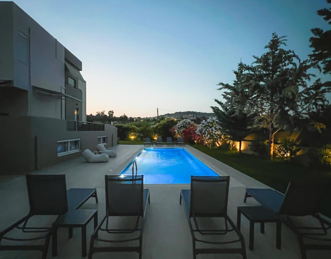 Villa Sweven, Luxury Living Chania Souda Extérieur photo